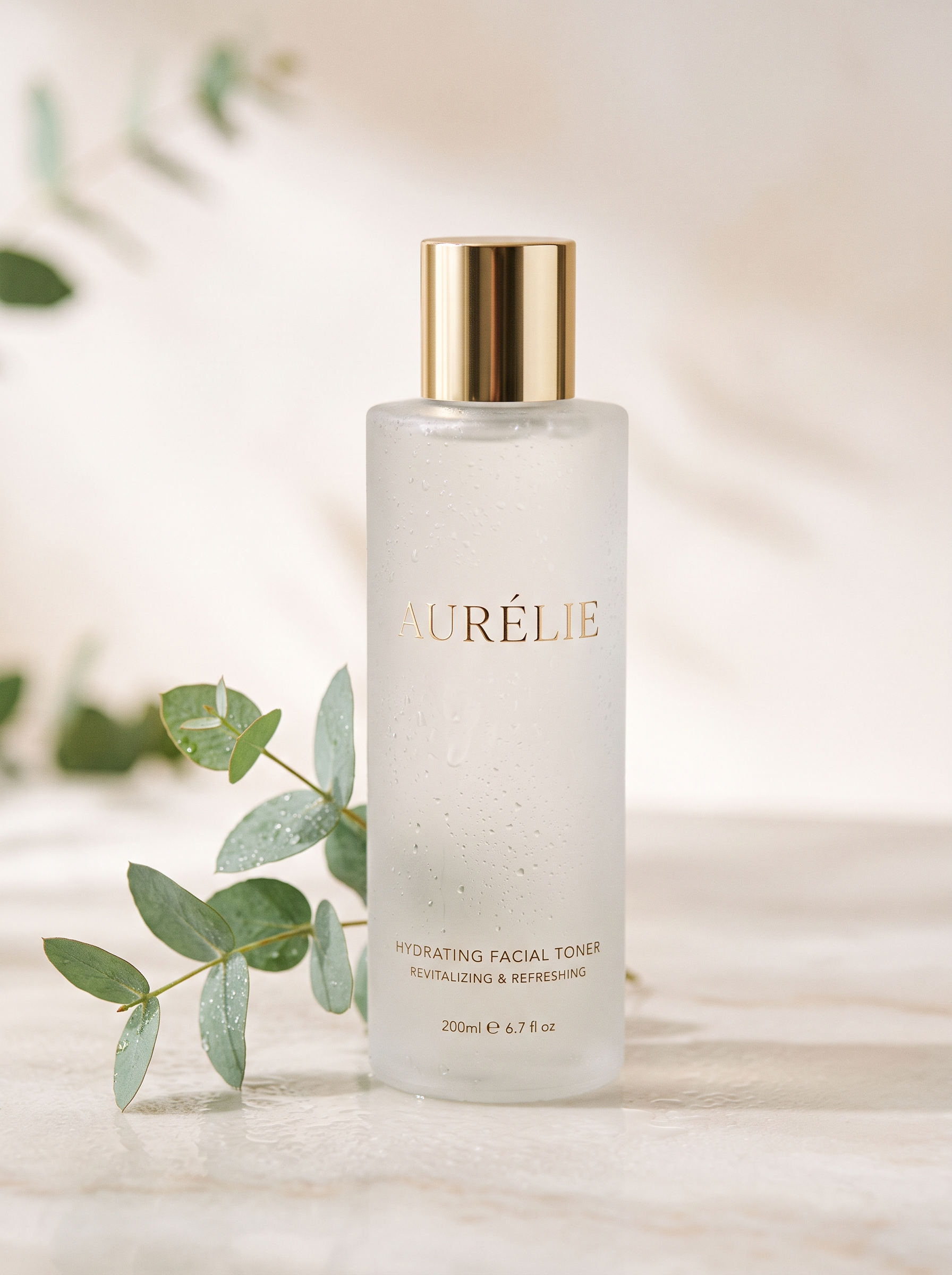 Branded skincare toner